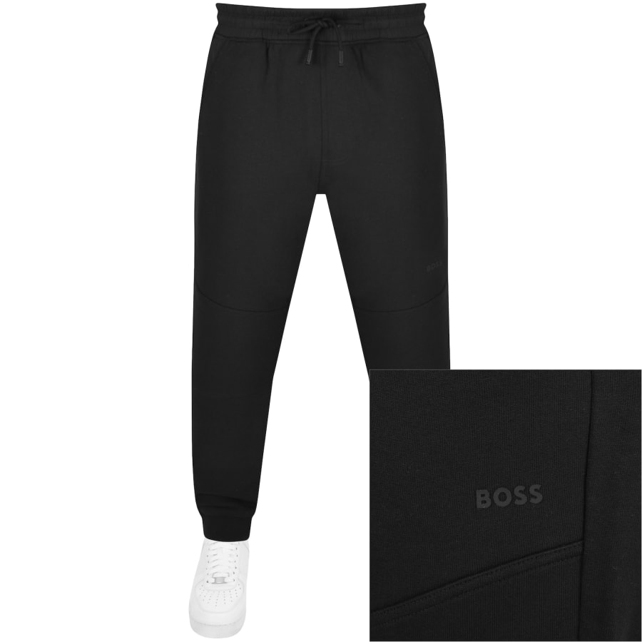 Designer black joggers hotsell